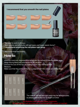 Load image into Gallery viewer, No 1. GEL TIPS-PADS (podlozhka) for the free edge.  240 pcs. BOX & Refill in bags