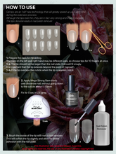 Load image into Gallery viewer, No 4. GEL TIPS Tapered, 240 pcs. BOX & Refill in bags