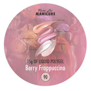 LIQUID POLYGEL Berry Frappuccino, 10g in bottle, 15g, 50g in jar.