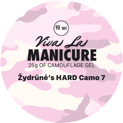 Modeling HARD Camo 7 Žydrūnė’s Gel, 25g/50g