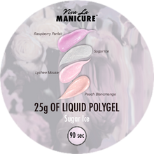 Load image into Gallery viewer, LIQUID POLYGEL Sugar Ice with glitter. 25g/50g in jar.
