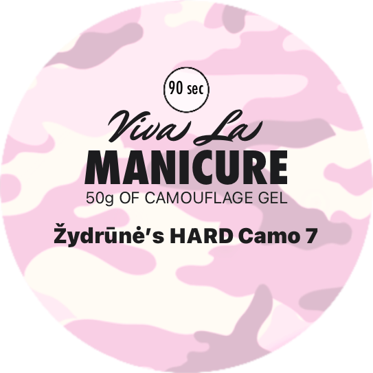 Modeling HARD Camo 7 Žydrūnė’s Gel, 25g/50g