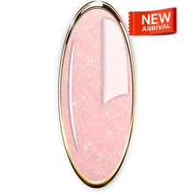 Load image into Gallery viewer, LIQUID POLYGEL Peach Blancmange with glitter. 25g in jar.
