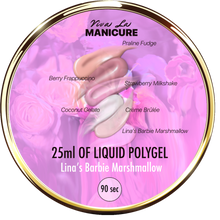 Load image into Gallery viewer, LIQUID POLYGEL Lina’s Barbie Marshmallow 25g in jar, 50g in jar
