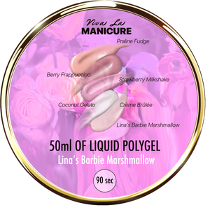 LIQUID POLYGEL Lina’s Barbie Marshmallow 25g in jar, 50g in jar