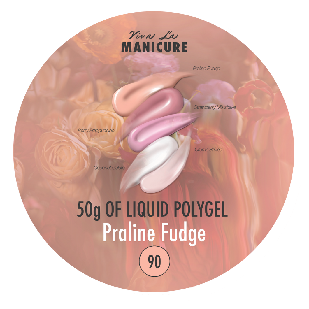 LIQUID POLYGEL Praline Fudge 25g/50g in jar.