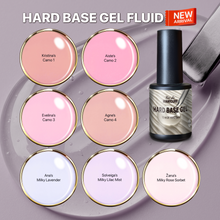 Load image into Gallery viewer, Hard BASE Fluid Gel Aiste’s CAMO 2. Low heat formula. 10ml BIAB &amp; 15ml in a Jar
