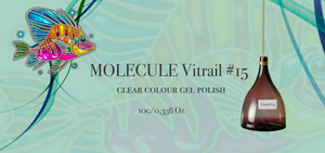 Vitrail #15 Molecule  Stained Glass Gel Polish, 10g