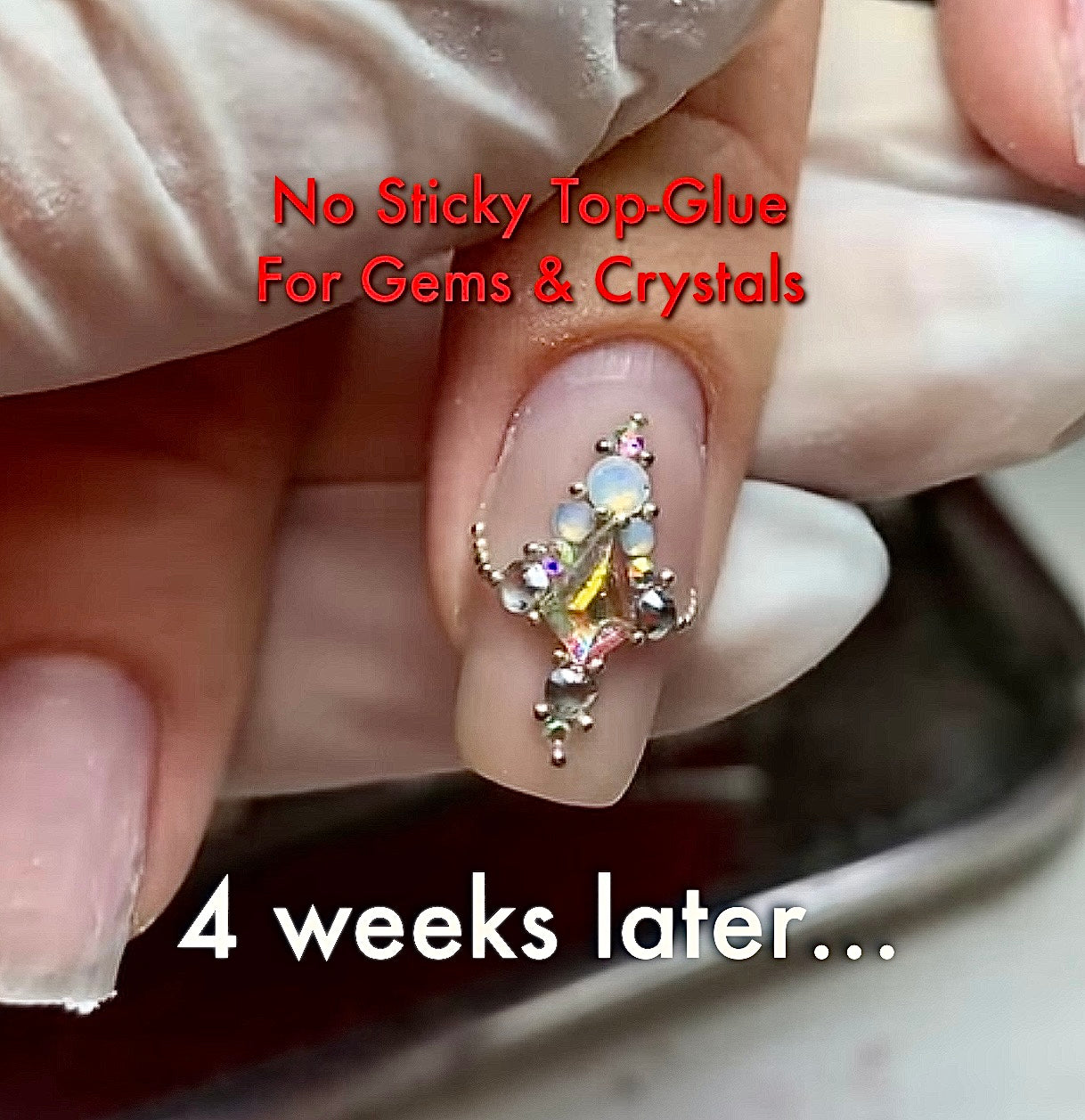 Crystal Nails USA - ❓ Did You Know ❓ The Gem Glue Gel is a
